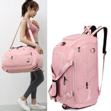 Women's Fitness Gym Bag Travel Backpack Yoga Bag