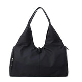 Waterproof Nylon Gym Bag Women Fitness Handbag with Yoga Mat Compartment