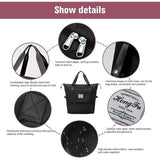 Large Capacity Shoulder Travel Bag Luggage Organizer Tote Foldable Duffle