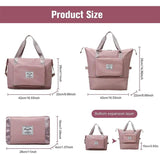Large Capacity Shoulder Travel Bag Luggage Organizer Tote Foldable Duffle