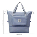 Large Capacity Folding Sports Bag Women Storage Bag Oxford Cloth