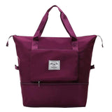 Large Capacity Folding Sports Bag Women Storage Bag Oxford Cloth