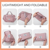 Waterproof Folding Travel Bags Tote Luggage Women Large Capacity Duffle Hand