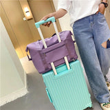 Waterproof Tote Travel Luggage Bag for Women Large Capacity Duffle Han