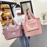 Waterproof Tote Travel Luggage Bag for Women Large Capacity Duffle Han