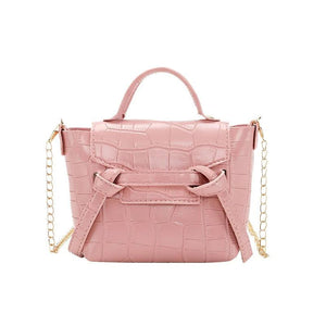 Women Solid Leather Shoulder Bag PU Leather Crossbody Handbag