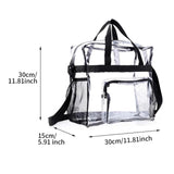 Waterproof Clear Tote Bag with Handle for Women