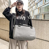 Canvas Duffel Gym Bag Men Women Foldable Weekender Organizer