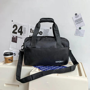 Canvas Duffel Gym Bag Men Women Foldable Weekender Organizer