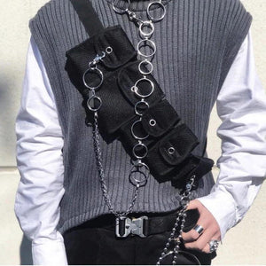 Occident High Street Wind Vintage Crossbody Bags Women Y2k Casual Pack