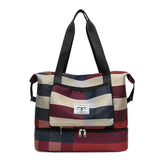 Fold Travel Duffle Bag Gym Wet Dry Separation Yoga Multifunction Handbag