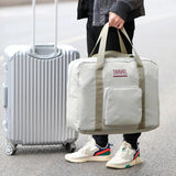 Nylon Foldable Travel Bags Unisex Large Luggage Bag