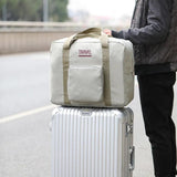Nylon Foldable Travel Bags Unisex Large Luggage Bag