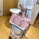 Female Yoga Bag with Wet Dry Separation & Shoe Compartment