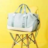 Female Yoga Bag with Wet Dry Separation & Shoe Compartment