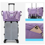 Women's Waterproof Travel Tote Bag Large Capacity Duffle Handbag