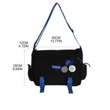 Large Capacity Unisex Shoulder Bag Multiple Pockets