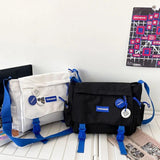 Large Capacity Unisex Shoulder Bag Multiple Pockets