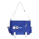 Large Capacity Unisex Shoulder Bag Multiple Pockets