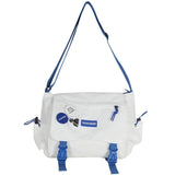 Large Capacity Unisex Shoulder Bag Multiple Pockets