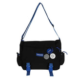 Large Capacity Unisex Shoulder Bag Multiple Pockets