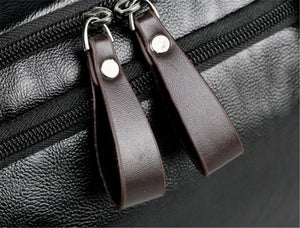 Men Leather Duffle Bag Gym Sport Travel Bag