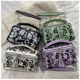 Graffiti Handbags Women Crossbody Shoulder Bag