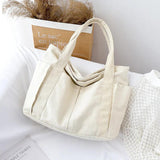 Women's Large Canvas Messenger Bag Shoulder Handbag