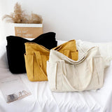 Women's Large Canvas Messenger Bag Shoulder Handbag