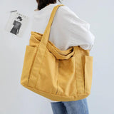Women's Large Canvas Messenger Bag Shoulder Handbag