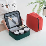 Waterproof Canvas Travel Bag Large-capacity Hand-held Makeup Bag