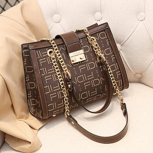 Multi-function PU Leather Travel Shoulder Bag Large Capacity for Women