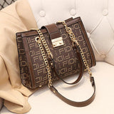 Multi-function PU Leather Travel Shoulder Bag Large Capacity for Women