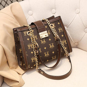 Multi-function PU Leather Travel Shoulder Bag Large Capacity for Women