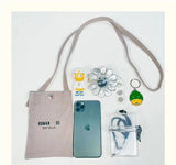 Canvas Human Snap Opening Adjustable Rope Backpack