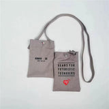 Canvas Human Snap Opening Adjustable Rope Backpack