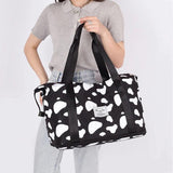 Nylon Waterproof Travel Handbag for Women Large Capacity Gym Bag
