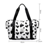 Nylon Waterproof Travel Handbag for Women Large Capacity Gym Bag