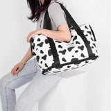Nylon Waterproof Travel Handbag for Women Large Capacity Gym Bag