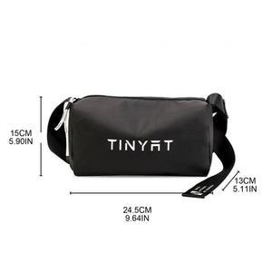 Unisex Crossbody Bag Large Capacity Casual Satchel Travel Bag