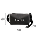 Unisex Crossbody Bag Large Capacity Casual Satchel Travel Bag