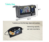 Mesh Wash Bag and Travel Toiletry Pouch