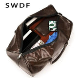 Waterproof Travel Bag PU Handbag Sturdy Sports Big Bag