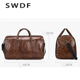 Waterproof Travel Bag PU Handbag Sturdy Sports Big Bag