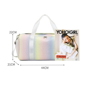 Women Gym Bag Fitness Training Multifunction Dry Wet Separation Bag