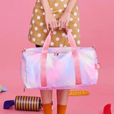 Waterproof Sports Bag Rainbow Print Gym Shoulder Bag