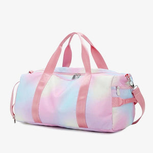 Waterproof Sports Bag Rainbow Print Gym Shoulder Bag