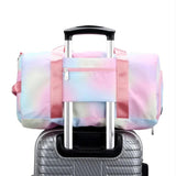 Waterproof Sports Bag Rainbow Print Gym Shoulder Bag