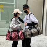 Large Capacity Waterproof Gym Bag Hand-Carrying Travel Luggage Bag