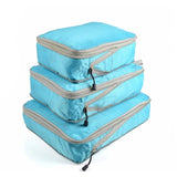 3pc Compression Packing Cube Travel Bag Organizer